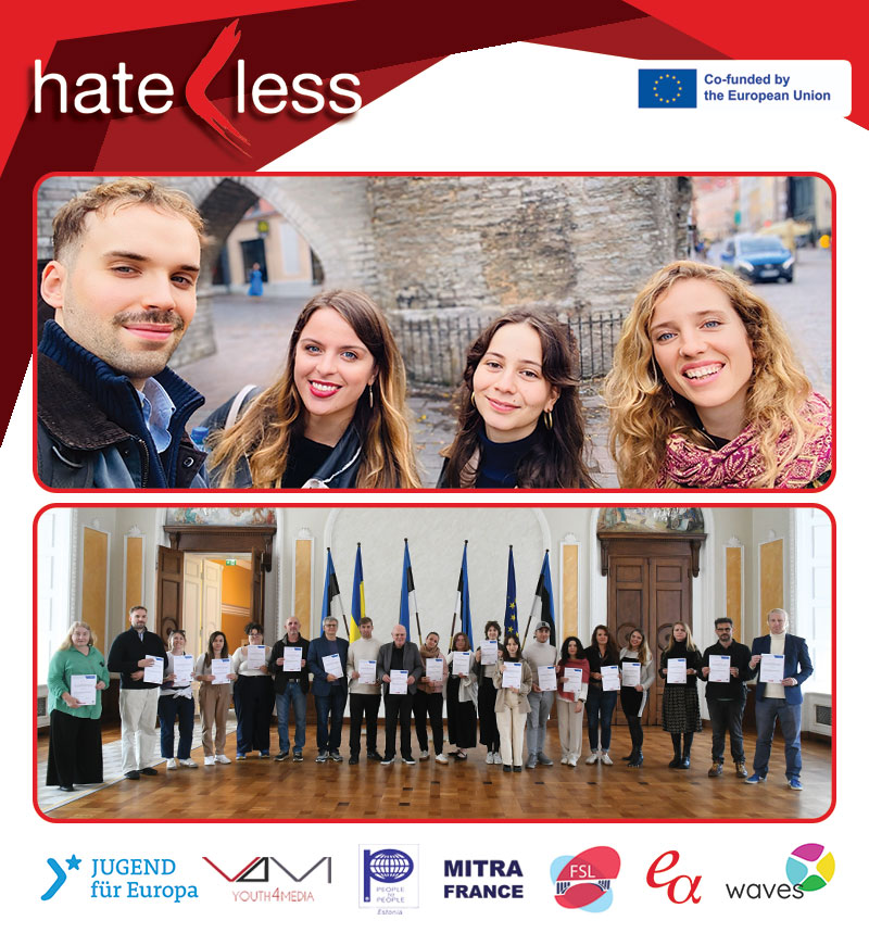 HATE-LESS in Estonia: Learning, Sharing & Exploring Together