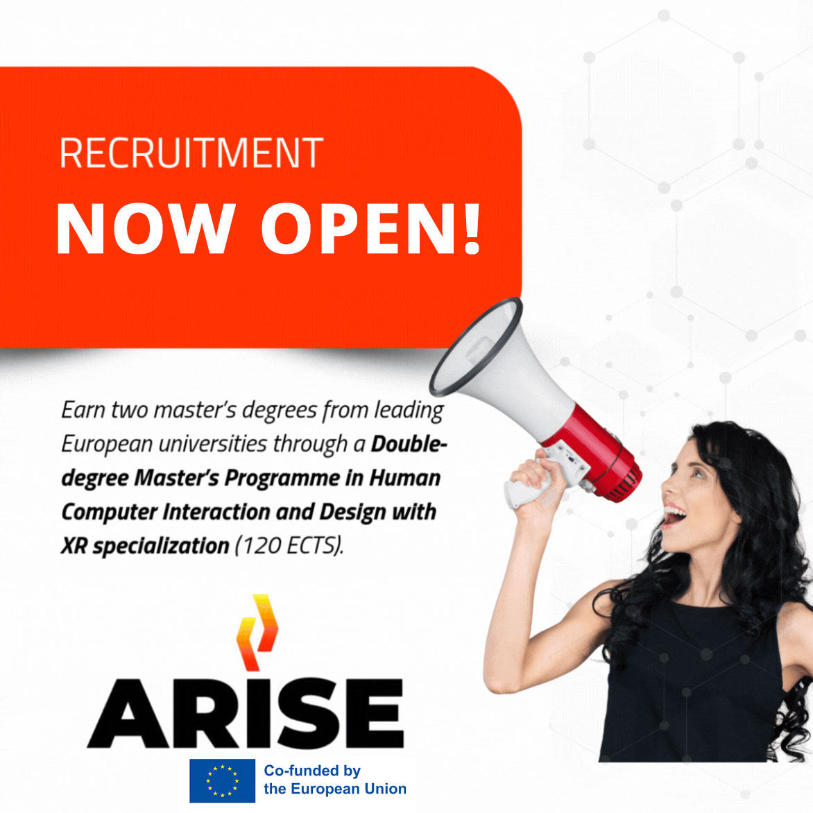 Recruitment for the ARISE Master’s Programme is in full swing!