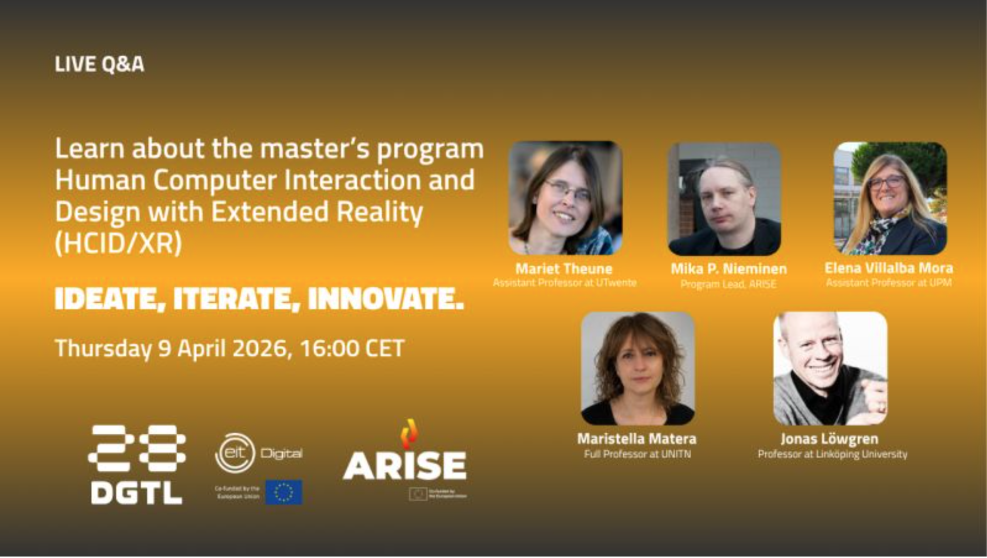 ARISE: Exploring pathways into XR and Human–Computer Interaction ...